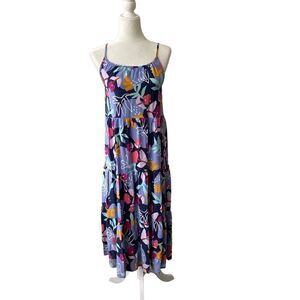 Cat & Jack Floral Sundress Straps Tiered Boho Dress SZ L